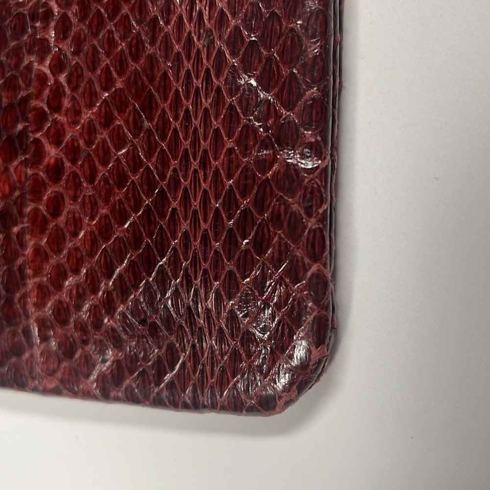 Marshall Field’s Vintage Python Snakeskin Clutch … - image 13